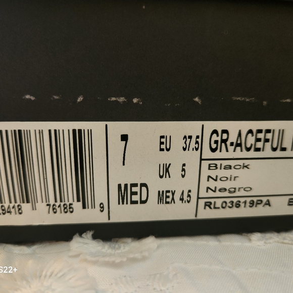 Kenneth Cole Reaction Black Patent Slingback Wedge, size 7 - Picture 3 of 4